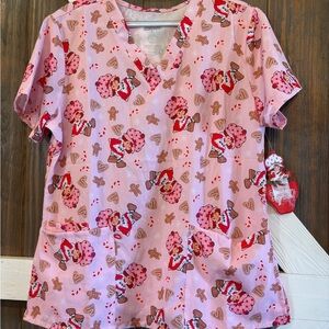 Strawberry Shortcake Woman’s Scrub Top Various Sizes